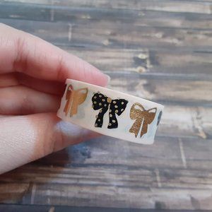 ✨️ Gold Foil Bow Washi Tape, Snail Mail, Bullet Journaling, Scrapbooking